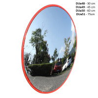 Изпъкнало пътно огледало за кръстовище/път без видимост– Dua48-51